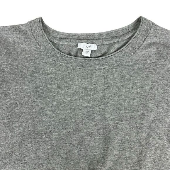 J. Jill Gray Round Neck Sweater size Large - Picture 4 of 6